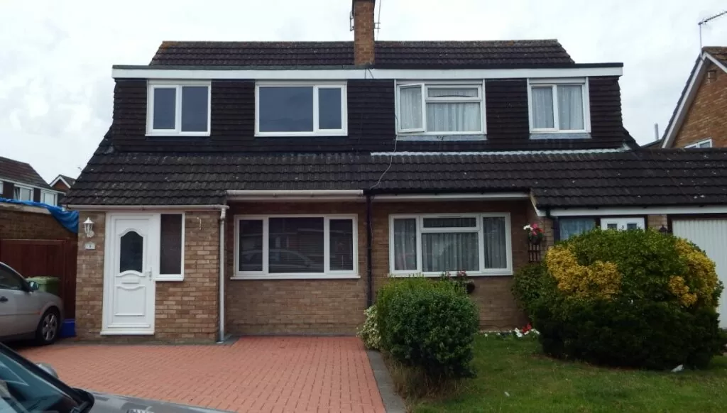 Three bed roomed chalet style house