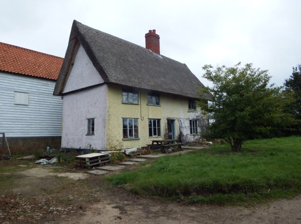 clay lump thatched cottage