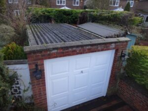 Asbestos Garage roof leaking