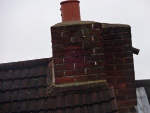 Chimney Pot open and cracked 
