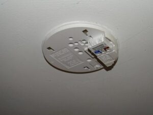 Smoke detector missing