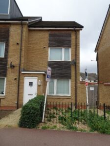 2 Bedroomed End of Terrace with Solar panels.